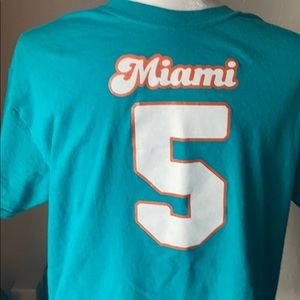 COPY - Miami dolphins #5 FINKLE shirt. Ace Ventura